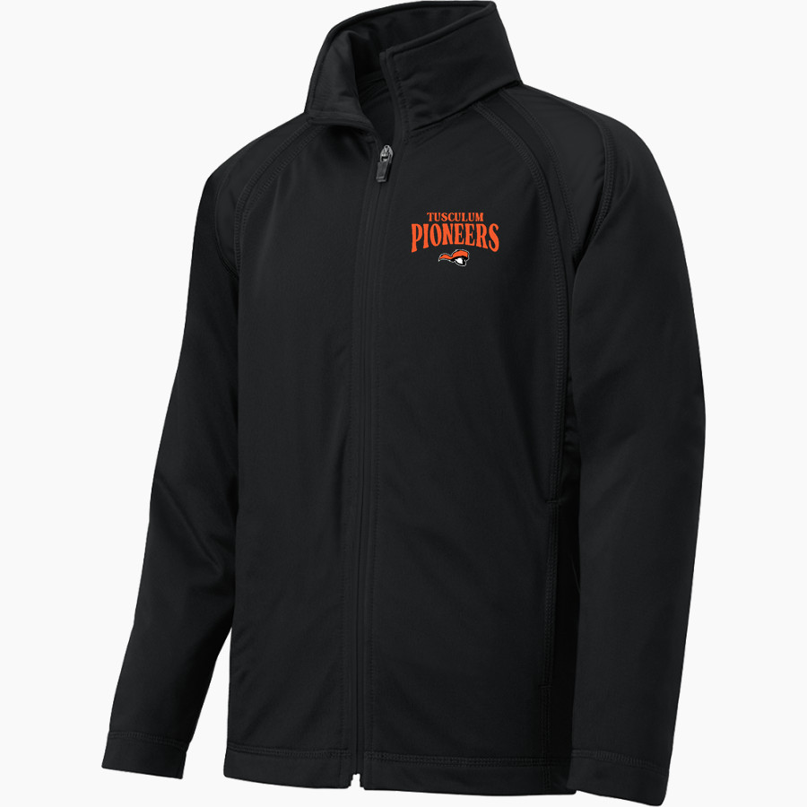 Tusculum University Pioneer Athletics <span class="pdp-name-mascot">TUSCULUM Pioneers</span> Sport-Tek Youth Tricot Track Jacket