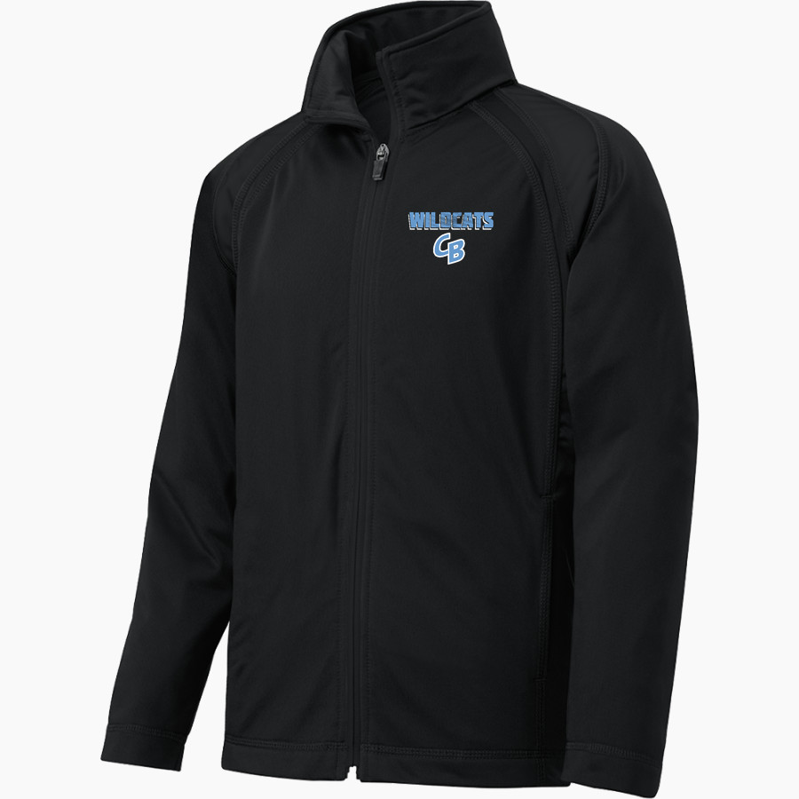 Cedar Bluffs Wildcats <span class="pdp-name-mascot">Cedar Bluffs Wildcats</span> Sport-Tek Youth Tricot Track Jacket