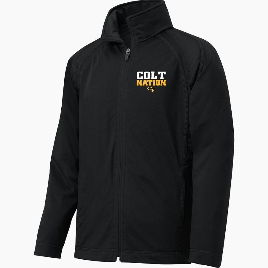 Cape Fear Colts <span class="pdp-name-mascot">Cape Fear Colts</span> Sport-Tek Youth Tricot Track Jacket