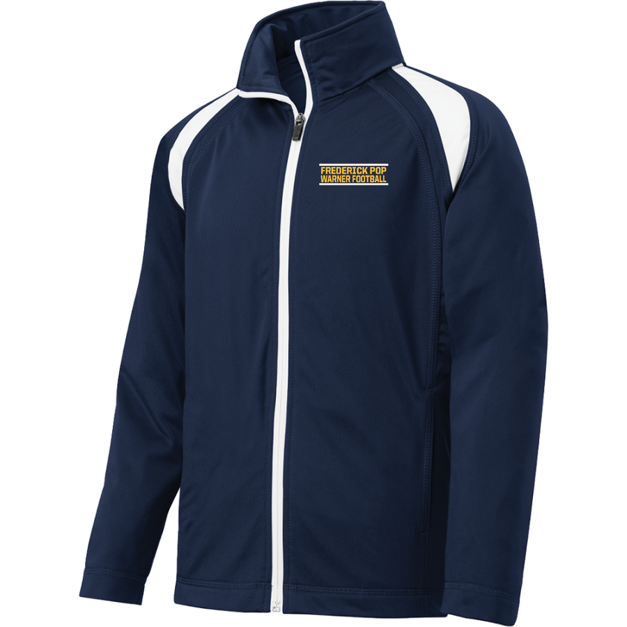 Frederick Pop Warner Golden Eagles <span class="pdp-name-mascot">Frederick Pop Warner Football Golden Eagles</span> Sport-Tek Youth Tricot Track Jacket