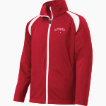St. Clement Cardinals <span class="pdp-name-mascot">St. Clement School Cardinals</span> Sport-Tek Youth Tricot Track Jacket Front Thumbnail