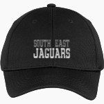 SOUTH EAST HIGH SCHOOL JAGUARS <span class="pdp-name-mascot">SOUTH EAST JAGUARS</span> Sport-Tek Youth PosiCharge Racer Mesh Cap Front Thumbnail