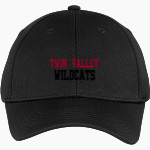 TWIN VALLEY WILDCATS Sport-Tek Youth PosiCharge Racer Mesh Cap Front Thumbnail