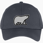 North Star Polar Bears <span class="pdp-name-mascot">North Star Montessori Academy Polar Bears</span> Sport-Tek Youth PosiCharge Racer Mesh Cap Front Thumbnail
