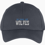 Sun Prairie West Wolves <span class="pdp-name-mascot">Sun Prairie West High School Wolves</span> Sport-Tek Youth PosiCharge Racer Mesh Cap Front Thumbnail