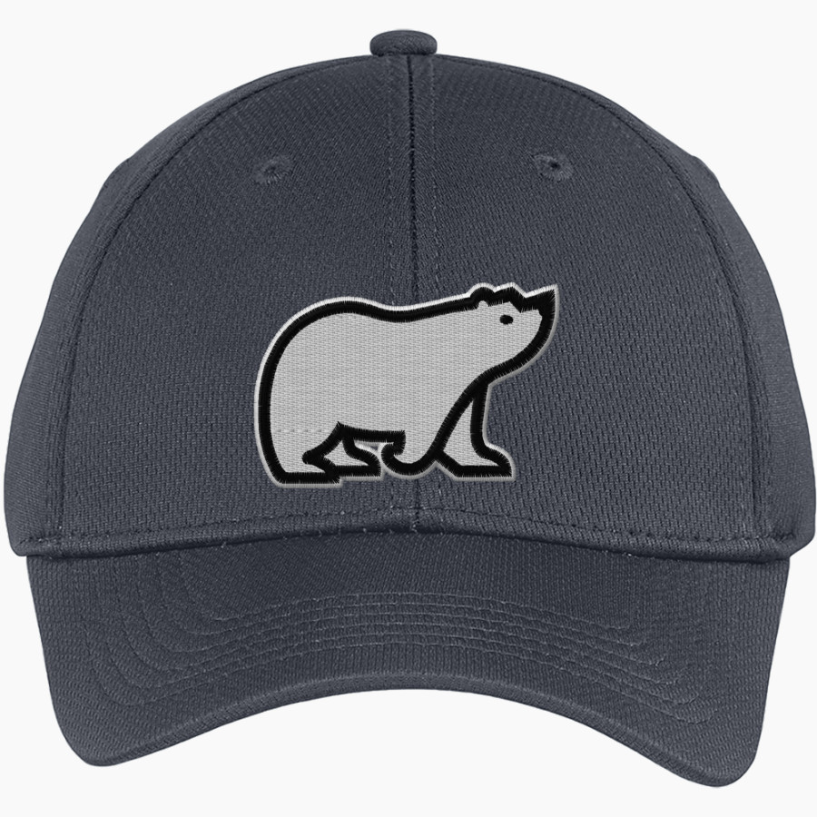 North Star Polar Bears <span class="pdp-name-mascot">North Star Montessori Academy Polar Bears</span> Sport-Tek Youth PosiCharge Racer Mesh Cap