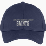 Carrollton Christian Academy Saints Sport-Tek Youth PosiCharge Racer Mesh Cap Front Thumbnail