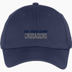 Grace Christian Academy Crusaders <span class="pdp-name-mascot">Grace Christian Academy Crusaders</span> Sport-Tek Youth PosiCharge Racer Mesh Cap Front Thumbnail