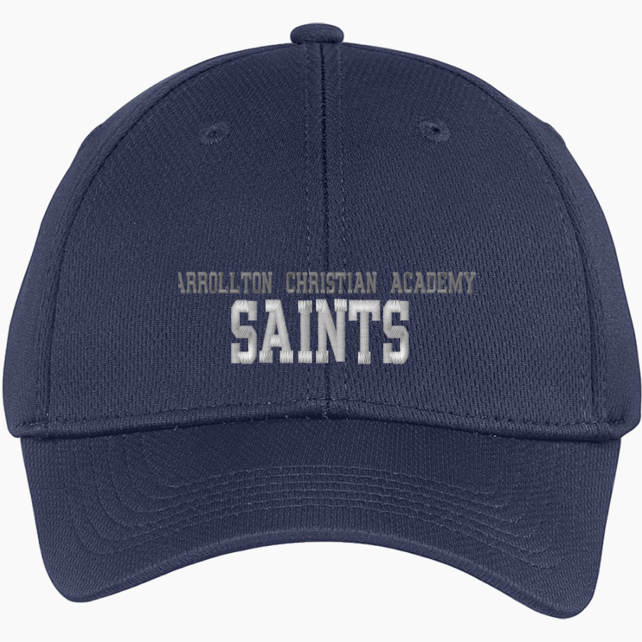 Carrollton Christian Academy Saints Sport-Tek Youth PosiCharge Racer Mesh Cap