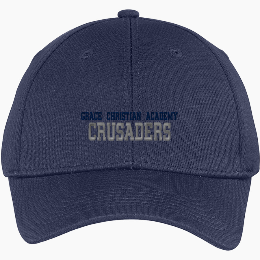 Grace Christian Academy Crusaders <span class="pdp-name-mascot">Grace Christian Academy Crusaders</span> Sport-Tek Youth PosiCharge Racer Mesh Cap