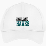 Highland Hawks <span class="pdp-name-mascot">Highland Hawks</span> Sport-Tek Youth PosiCharge Racer Mesh Cap Front Thumbnail