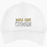 Maple Grove Crimson <span class="pdp-name-mascot">Maple Grove Crimson</span> Sport-Tek Youth PosiCharge Racer Mesh Cap Front Thumbnail