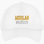 AGUILAR PUBLIC HIGH SCHOOL WILDCATS Sport-Tek Youth PosiCharge Racer Mesh Cap Front Thumbnail