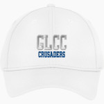 GLCC Crusaders <span class="pdp-name-mascot">Great Lakes Christian College Crusaders</span> Sport-Tek Youth PosiCharge Racer Mesh Cap Front Thumbnail