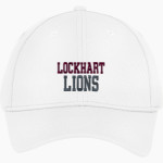 LOCKHART HIGH SCHOOL LIONS <span class="pdp-name-mascot">LOCKHART LIONS</span> Sport-Tek Youth PosiCharge Racer Mesh Cap Front Thumbnail