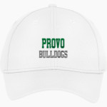 PROVO HIGH SCHOOL BULLDOGS <span class="pdp-name-mascot">PROVO BULLDOGS</span> Sport-Tek Youth PosiCharge Racer Mesh Cap Front Thumbnail