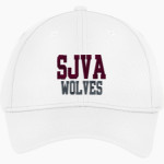 San Jacinto Valley Academy <span class="pdp-name-mascot">San Jacinto Valley Academy Wolves</span> Sport-Tek Youth PosiCharge Racer Mesh Cap Front Thumbnail