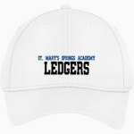 St. Mary's Springs Academy Ledgers <span class="pdp-name-mascot">SAINT MARYS SPRINGS HIGH LEDGERS</span> Sport-Tek Youth PosiCharge Racer Mesh Cap Front Thumbnail