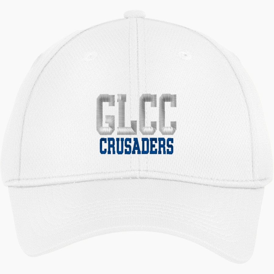 GLCC Crusaders <span class="pdp-name-mascot">Great Lakes Christian College Crusaders</span> Sport-Tek Youth PosiCharge Racer Mesh Cap