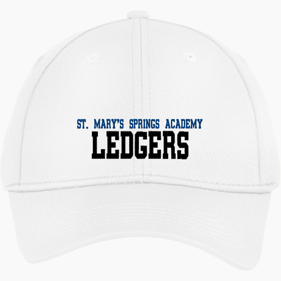 St. Mary's Springs Academy Ledgers <span class="pdp-name-mascot">SAINT MARYS SPRINGS HIGH LEDGERS</span> Sport-Tek Youth PosiCharge Racer Mesh Cap