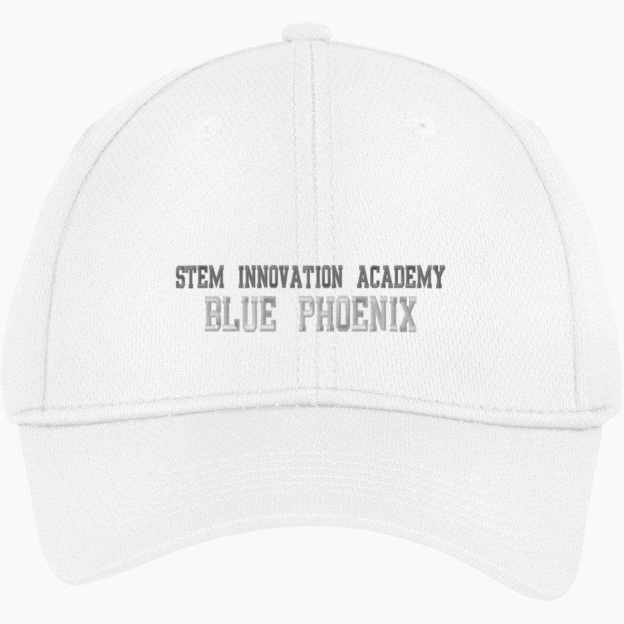 STEM Innovation Academy of the Oranges we rise together <span class="pdp-name-mascot">STEM Phoenix</span> Sport-Tek Youth PosiCharge Racer Mesh Cap