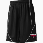 Belle Plaine Tigers <span class="pdp-name-mascot">Belle Plaine Tigers</span> Sport-Tek Youth PosiCharge Mesh Reversible Spliced Short Front Thumbnail