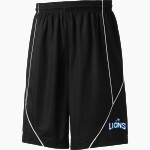 Linwood School Lions Sport-Tek Youth PosiCharge Mesh Reversible Spliced Short Front Thumbnail