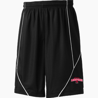 Sport-Tek Youth PosiCharge Mesh Reversible Spliced Short