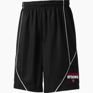 Sport-Tek Youth PosiCharge Mesh Reversible Spliced Short