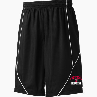 Sport-Tek Youth PosiCharge Mesh Reversible Spliced Short
