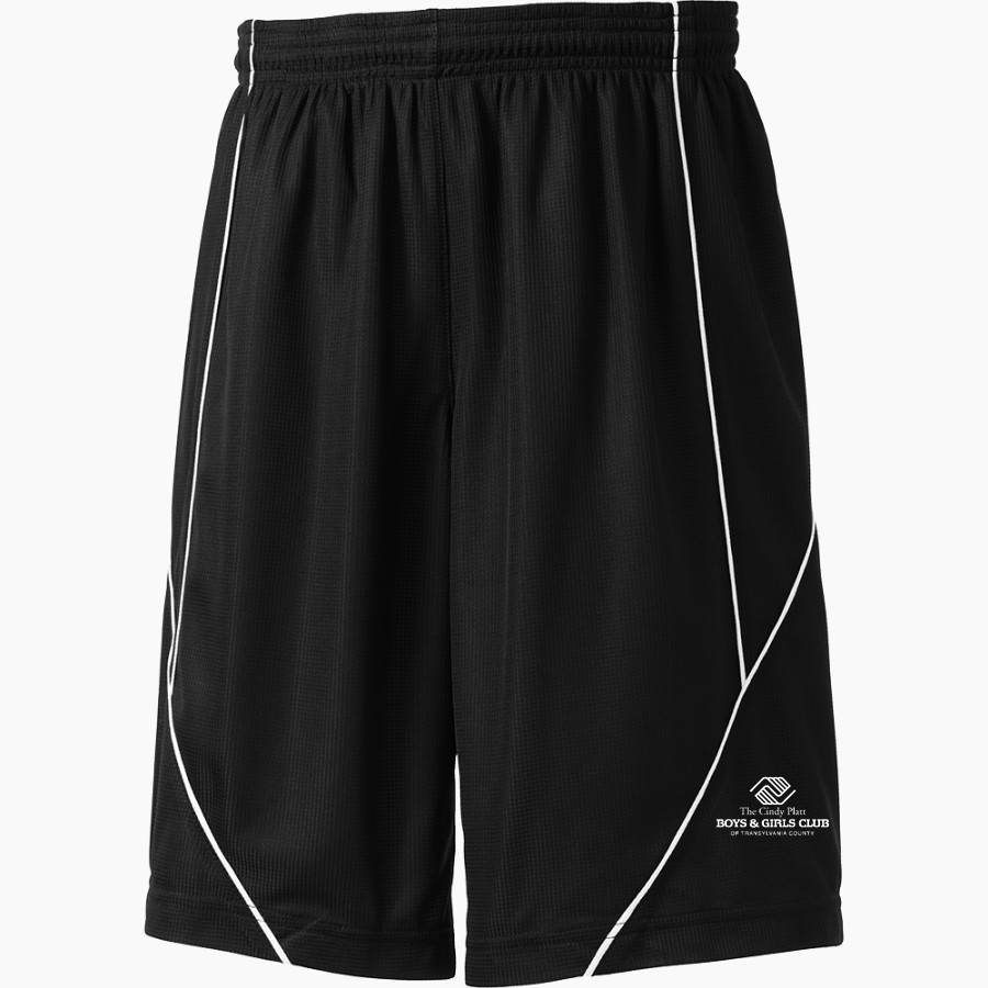 The Cindy Platt Boys & Girls Club of Transylvania County Sport-Tek Youth PosiCharge Mesh Reversible Spliced Short