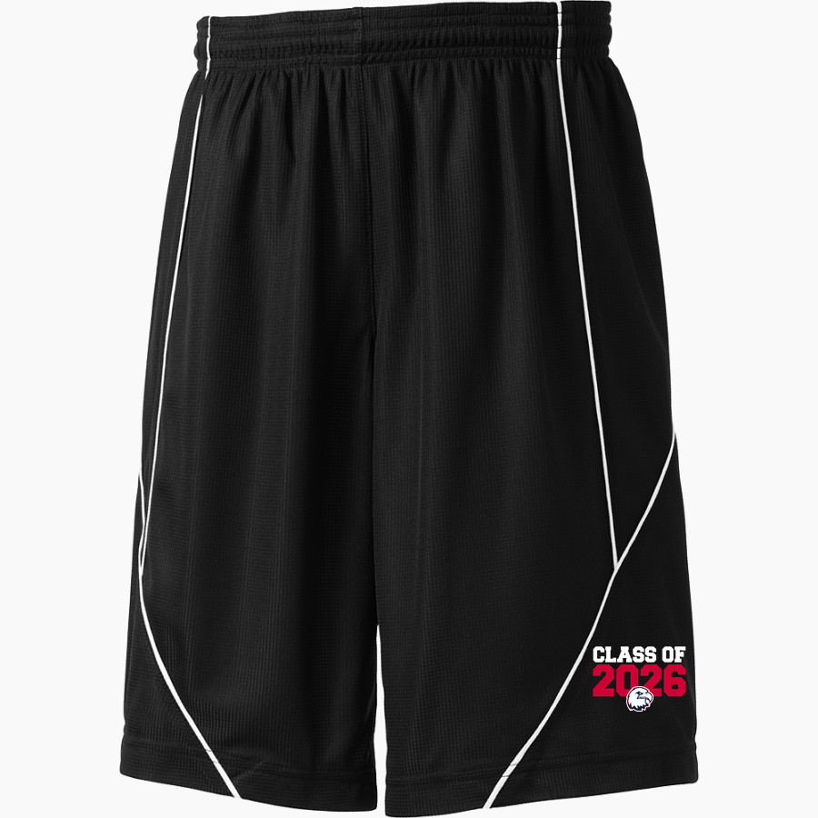 West Caldwell Tech Eagles Sport-Tek Youth PosiCharge Mesh Reversible Spliced Short