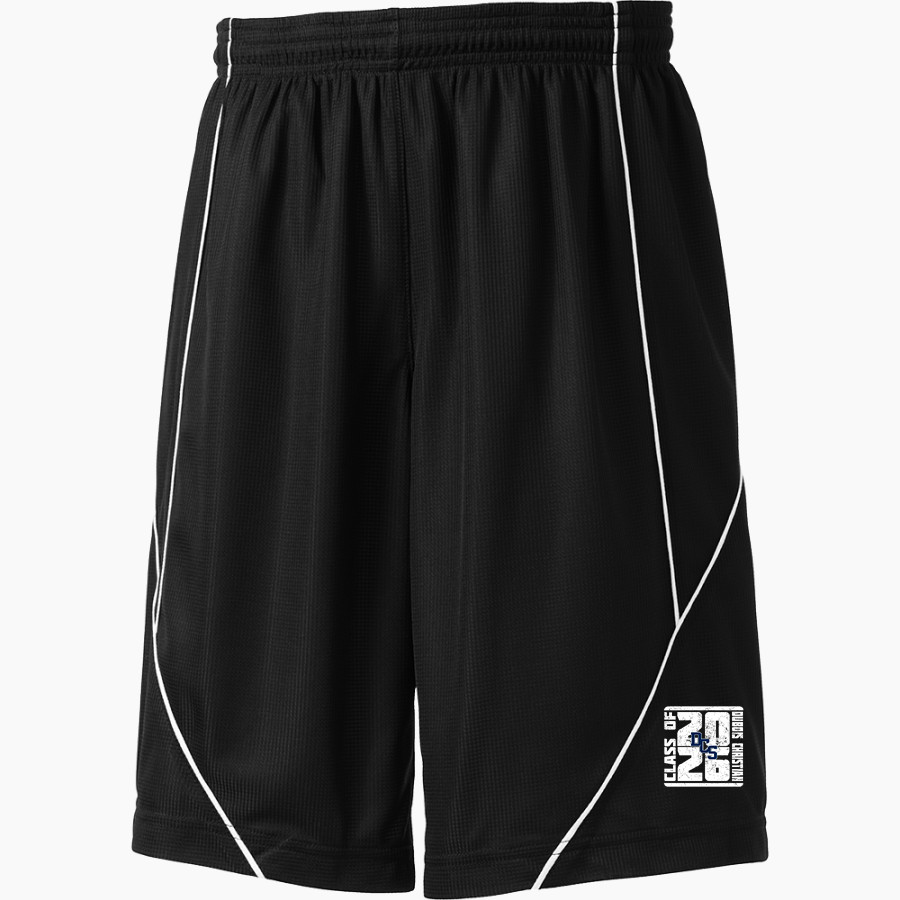 DUBOIS CHRISTIAN SCHOOLS EAGLES Sport-Tek Youth PosiCharge Mesh Reversible Spliced Short