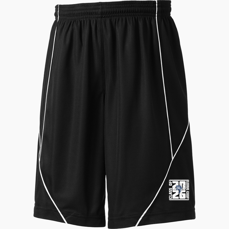 OLDENBURG ACADEMY TWISTERS Sport-Tek Youth PosiCharge Mesh Reversible Spliced Short