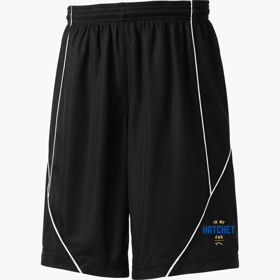 BAD AXE HIGH SCHOOL HATCHETS <span class="pdp-name-mascot">BAD AXE HATCHETS</span> Sport-Tek Youth PosiCharge Mesh Reversible Spliced Short