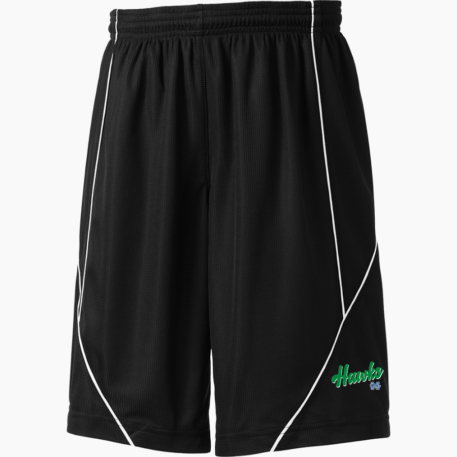 Mount Alvernia Academy Hawks Sport-Tek Youth PosiCharge Mesh Reversible Spliced Short