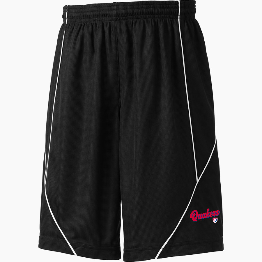 Plainfield Quakers <span class="pdp-name-mascot">Plainfield Quakers</span> Sport-Tek Youth PosiCharge Mesh Reversible Spliced Short
