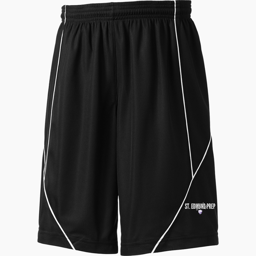 St. Edmund Prep Eagles <span class="pdp-name-mascot">St. Edmund Eagles</span> Sport-Tek Youth PosiCharge Mesh Reversible Spliced Short