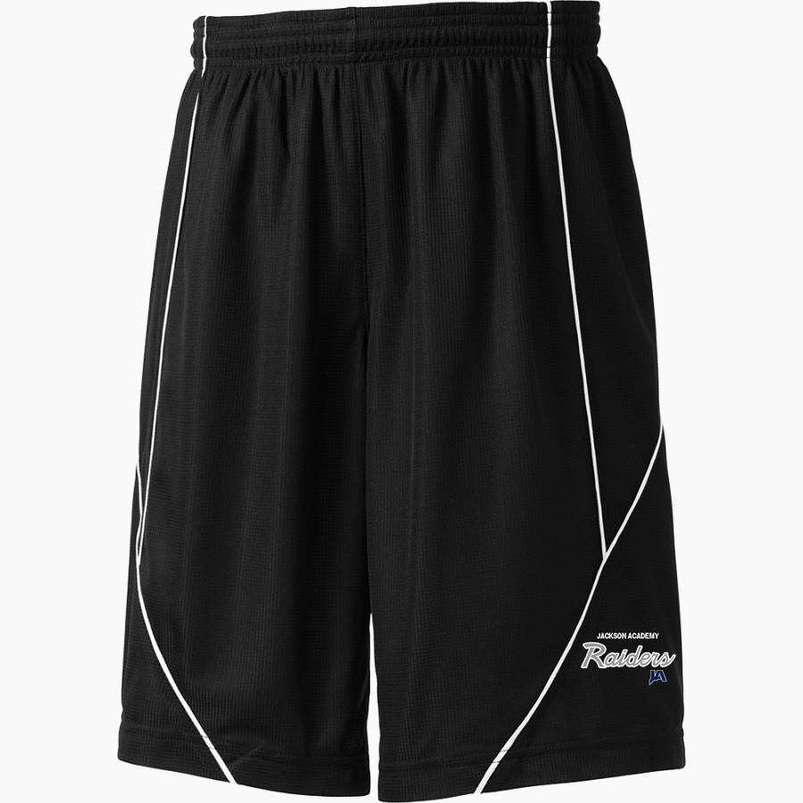 JACKSON ACADEMY RAIDERS <span class="pdp-name-mascot">JACKSON ACADEMY RAIDERS</span> Sport-Tek Youth PosiCharge Mesh Reversible Spliced Short
