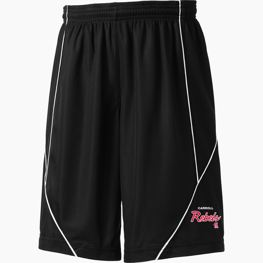 Carroll Rebels <span class="pdp-name-mascot">Carroll</span> Sport-Tek Youth PosiCharge Mesh Reversible Spliced Short