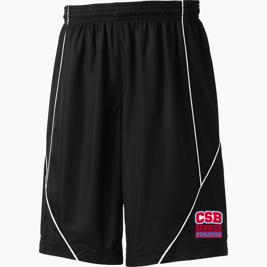 COLLEGE OF ST BENEDICT Bennies <span class="pdp-name-mascot">COLLEGE OF ST BENEDICT</span> Sport-Tek Youth PosiCharge Mesh Reversible Spliced Short