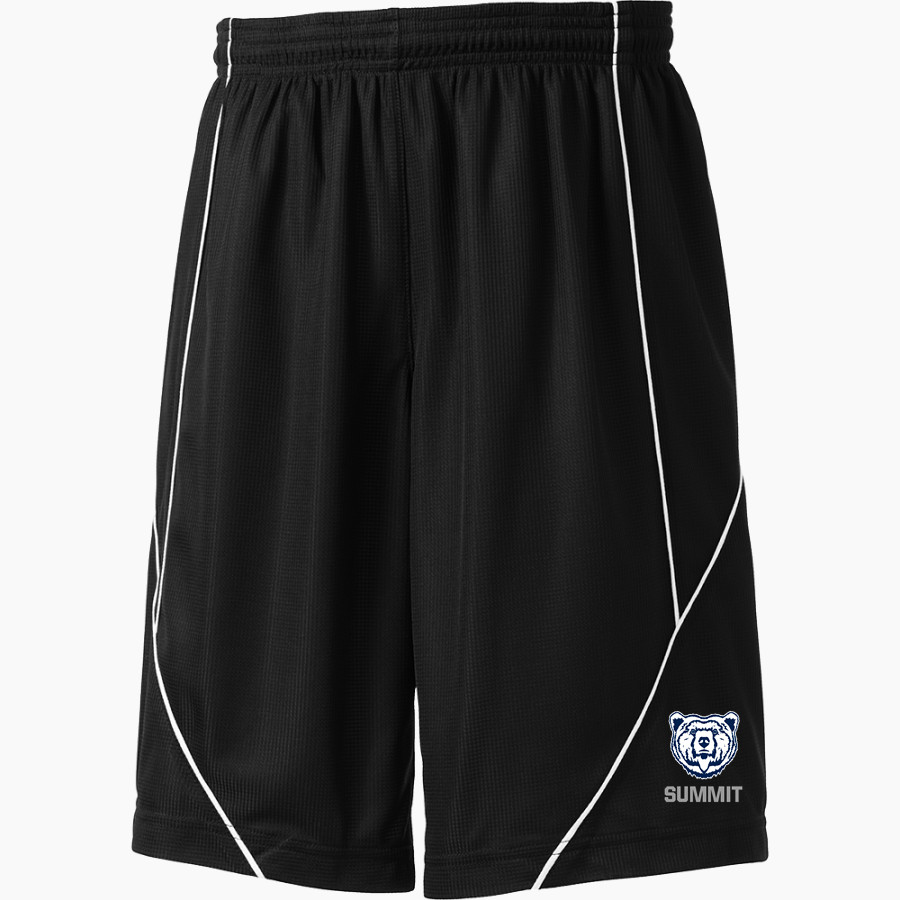 Summit Bears <span class="pdp-name-mascot">Summit Charter School Bears</span> Sport-Tek Youth PosiCharge Mesh Reversible Spliced Short