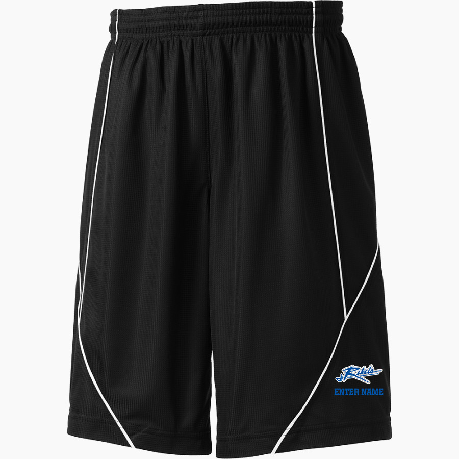 BYRNES HIGH SCHOOL REBELS Sport-Tek Youth PosiCharge Mesh Reversible Spliced Short