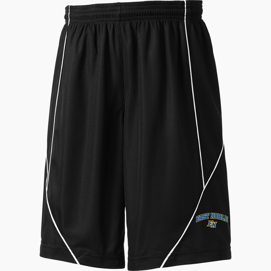 EAST NOBLE HIGH SCHOOL KNIGHTS <span class="pdp-name-mascot">EAST NOBLE KNIGHTS</span> Sport-Tek Youth PosiCharge Mesh Reversible Spliced Short