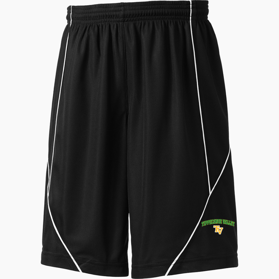 TIPPECANOE VALLEY HIGH SCHOOL Vikings Online Store <span class="pdp-name-mascot">TIPPECANOE VALLEY VIKINGS</span> Sport-Tek Youth PosiCharge Mesh Reversible Spliced Short
