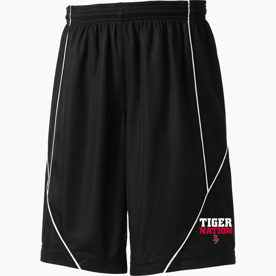 Belle Plaine Tigers <span class="pdp-name-mascot">Belle Plaine Tigers</span> Sport-Tek Youth PosiCharge Mesh Reversible Spliced Short