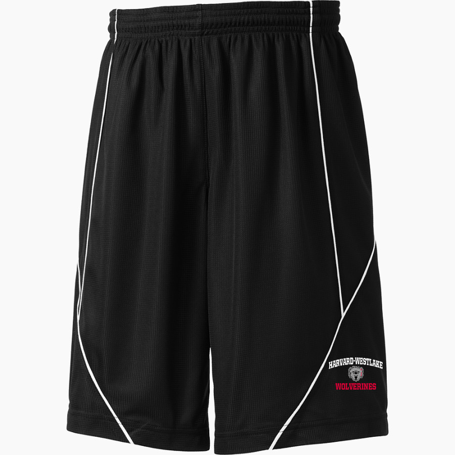 Harvard-Westlake The Official Online Store <span class="pdp-name-mascot">Harvard-Westlake Wolverines</span> Sport-Tek Youth PosiCharge Mesh Reversible Spliced Short