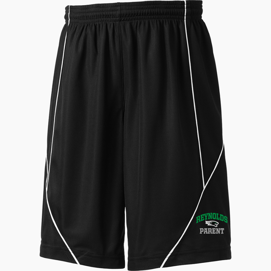 REYNOLDS HIGH SCHOOL RAIDERS <span class="pdp-name-mascot">REYNOLDS RAIDERS</span> Sport-Tek Youth PosiCharge Mesh Reversible Spliced Short