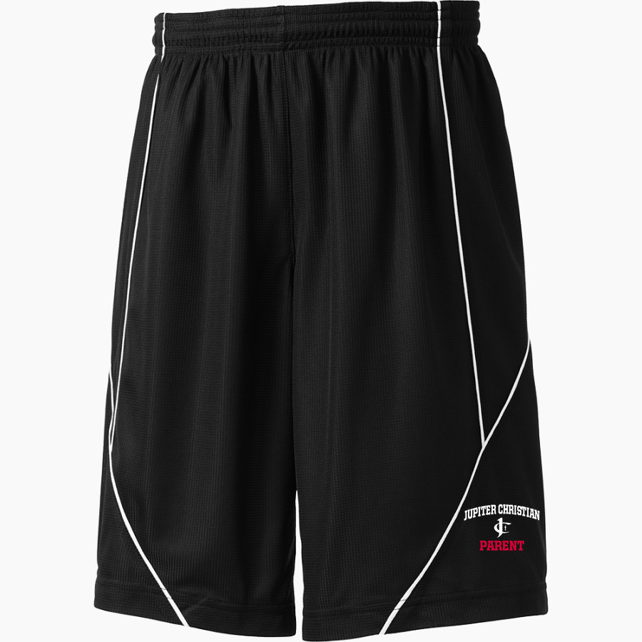 Jupiter Christian Eagles Sport-Tek Youth PosiCharge Mesh Reversible Spliced Short