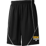 Philadelphia For Girls Gems <span class="pdp-name-mascot">Philadelphia For Girls Gems</span> Sport-Tek Youth PosiCharge Mesh Reversible Spliced Short Front Thumbnail